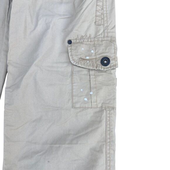 BKE Sam Convertible Khaki Paint Splatter Pants Women's 27x33 - Picture 6 of 10